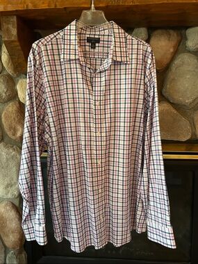 Banana Republic Men’s Slim Fit Cotton Long Sleeve Shirt, Size XXL